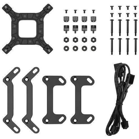 Deepcool LP240 Υδρόψυξη Επεξεργαστή Διπλού Ανεμιστήρα 120mm για Socket AM4/AM5/1700/1200/115x με ARGB Φωτισμό