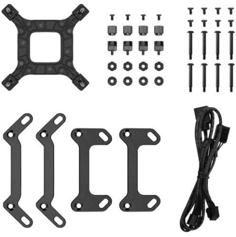 Deepcool LT240 Υδρόψυξη Επεξεργαστή Διπλού Ανεμιστήρα 120mm για Socket AM4/AM5/1700/1200/115x με ARGB Φωτισμό