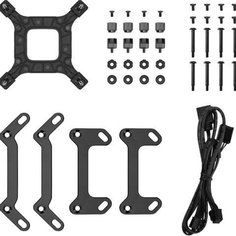 Deepcool LT240 Υδρόψυξη Επεξεργαστή Διπλού Ανεμιστήρα 120mm για Socket AM4/AM5/1700/1200/115x με ARGB Φωτισμό