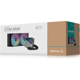 Deepcool LT240 Υδρόψυξη Επεξεργαστή Διπλού Ανεμιστήρα 120mm για Socket AM4/AM5/1700/1200/115x με ARGB Φωτισμό