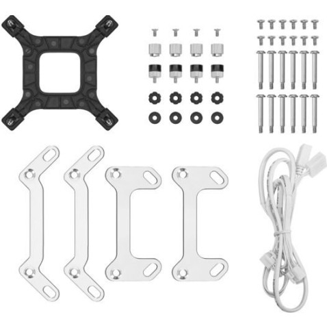 Deepcool LT360 Υδρόψυξη Επεξεργαστή Τριπλού Ανεμιστήρα 120mm για Socket AM4/AM5/1700/1200/115x με ARGB Φωτισμό Λευκή