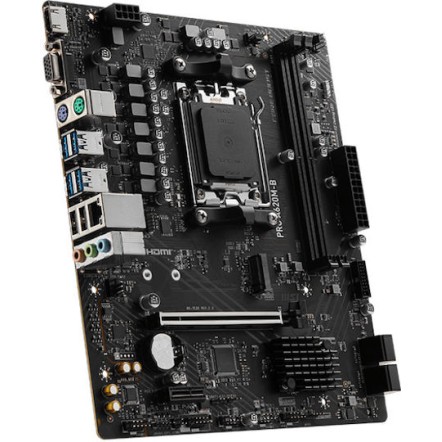 MSI PRO A620M-B Motherboard Micro ATX με AMD AM5 Socket 7E28-017R