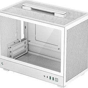 Deepcool CH160 Mesh Mini Tower Κουτί Υπολογιστή με Πλαϊνό Παράθυρο Λευκό