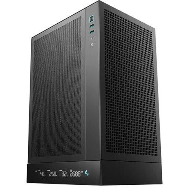 Deepcool CH170 Digital Mini Tower Κουτί Υπολογιστή με Πλαϊνό Παράθυρο Μαύρο
