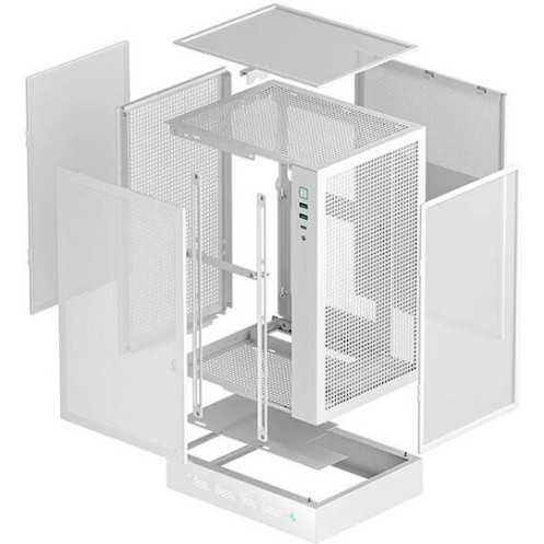Deepcool CH170 Digital Mini Tower Κουτί Υπολογιστή με Πλαϊνό Παράθυρο Λευκό