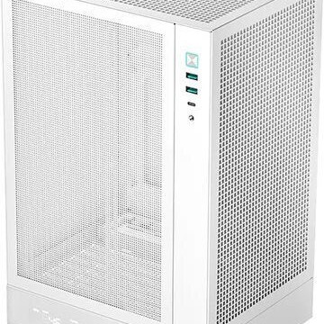 Deepcool CH170 Digital Mini Tower Κουτί Υπολογιστή με Πλαϊνό Παράθυρο Λευκό