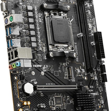 MSI Pro A620M-E Motherboard Micro ATX με AMD AM5 Socket 7E28-001R