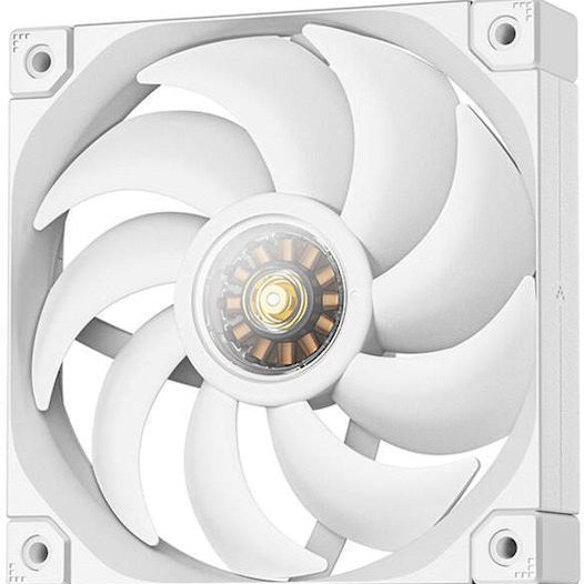 Deepcool FT12 Case Fan 120mm με Λευκό Φωτισμό και Σύνδεση 4-Pin PWM Λευκό