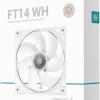 Deepcool FT14 Case Fan 140mm με Λευκό Φωτισμό και Σύνδεση 4-Pin PWM Λευκό