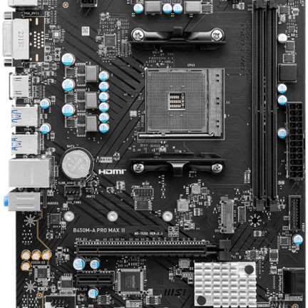 MSI B450M-A Pro Max II Motherboard Micro ATX με AMD AM4 Socket