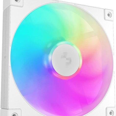 Deepcool Fd14 Case Fan 140mm με ARGB Φωτισμό και Σύνδεση 3-Pin / 4-Pin PWM 3τμχ Λευκό