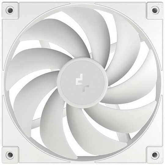 Deepcool FD14 Case Fan 140mm με Σύνδεση 4-Pin PWM 3τμχ Λευκό