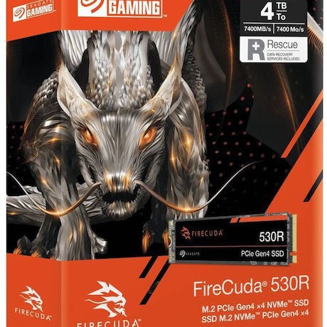 Seagate FireCuda 530R SSD 4TB M.2 NVMe PCI Express 4.0