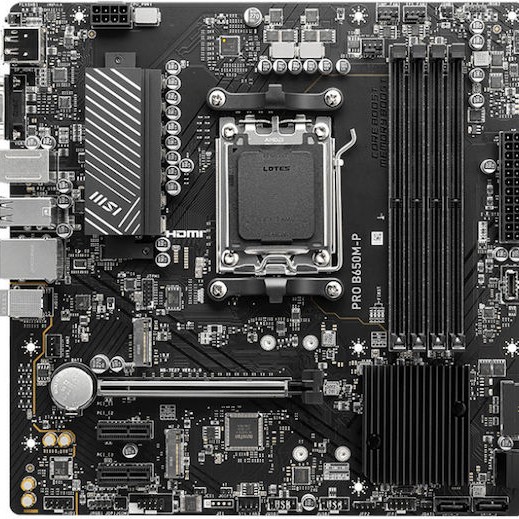 MSI Pro B650M-P Motherboard Micro ATX με AMD AM5 Socket 7E27-001R