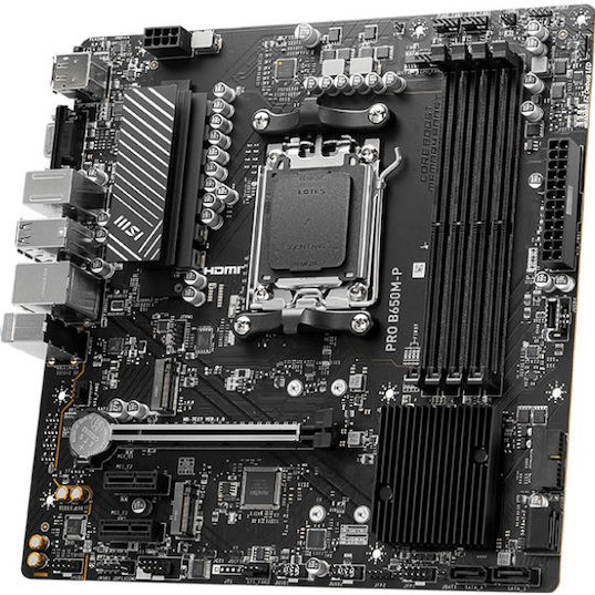 MSI Pro B650M-P Motherboard Micro ATX με AMD AM5 Socket 7E27-001R