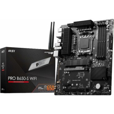 MSI Pro B650-S WIFI Motherboard ATX με AMD AM5 Socket 7E26-003R