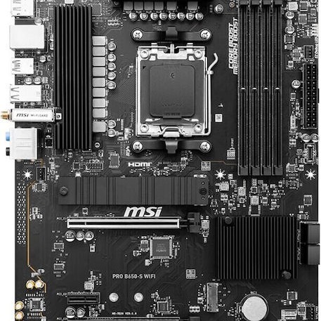 MSI Pro B650-S WIFI Motherboard ATX με AMD AM5 Socket 7E26-003R