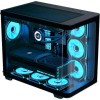 Aerocool P500C Gaming Midi Tower Κουτί Υπολογιστή με Πλαϊνό Παράθυρο Μαύρο