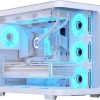 Aerocool P500C Gaming Midi Tower Κουτί Υπολογιστή με Πλαϊνό Παράθυρο Λευκό