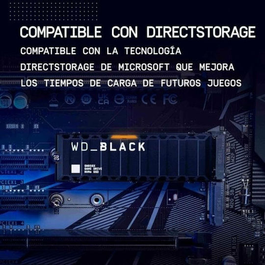 Western Digital Black SN850X With Heatsink SSD 8TB M.2 NVMe PCI Express 4.0