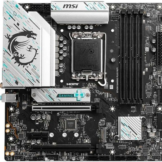 MSI B760M Gaming Plus WIFI Motherboard Micro ATX με Intel 1700 Socket 911-7D99-017 7D99-017R