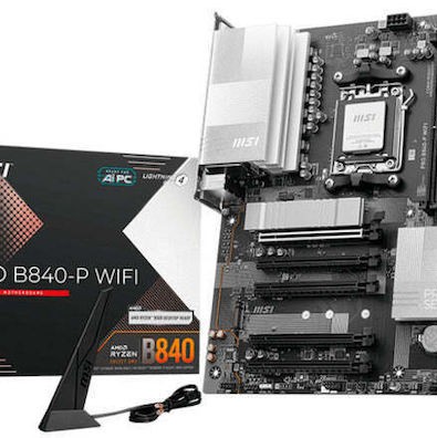 MSI Pro B840M-P WIFI6E Motherboard Micro ATX με AMD AM5 Socket 7E77-001R