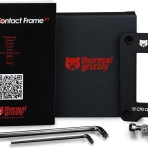 Thermal Grizzly Grizzly Intel 1851 Cpu Contact Frame V1 Μαύρο