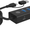 Icy Box USB 3.2 Hub 7 Θυρών με σύνδεση USB-A / USB-C