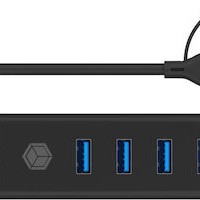 Icy Box USB 3.2 Hub 7 Θυρών με σύνδεση USB-A / USB-C