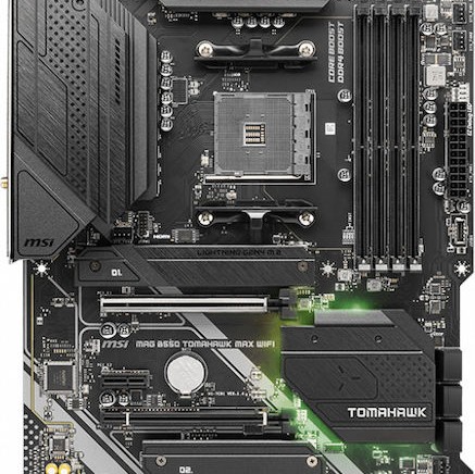 MSI MAG B550 Tomahawk Max WiFi Motherboard ATX με AMD AM4 Socket 7C94-043R