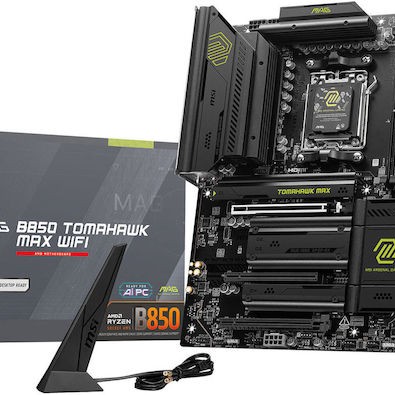 MSI MAG B850 Tomahawk Max WIFI Motherboard ATX με AMD AM5 Socket