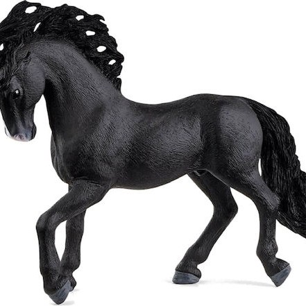 Μινιατούρα Άλογο Καθαρόαιμος Ισπανικός Επιβήτορας Σέλα Χαλινάρι Schleich-s #sc42707
