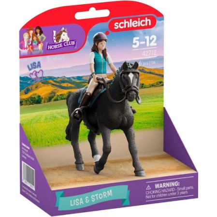 Schleich-S Παιχνίδι Μινιατούρα Horse Club Lisa & Storm για 5+ Ετών