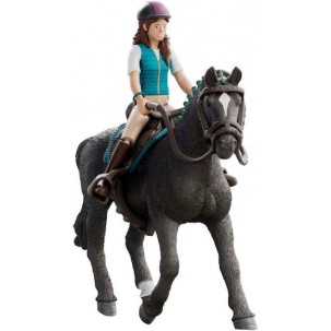Schleich-S Παιχνίδι Μινιατούρα Horse Club Lisa & Storm για 5+ Ετών