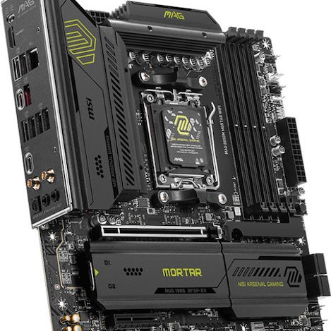 MSI MAG B850M Mortar Wifi Motherboard Micro ATX με AMD AM5 Socket 7E61-001R