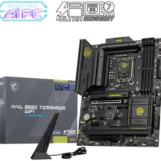 MSI MAG B860 Tomahawk WiFi Motherboard ATX με Intel 1851 Socket 7E39-001R