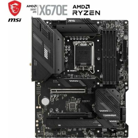 MSI MAG X670E Tomahawk WIFI Motherboard ATX με AMD AM5 Socket 7E12-001R