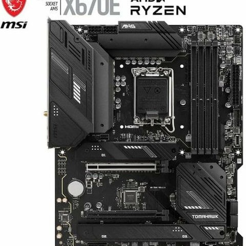 MSI MAG X670E Tomahawk WIFI Motherboard ATX με AMD AM5 Socket 7E12-001R