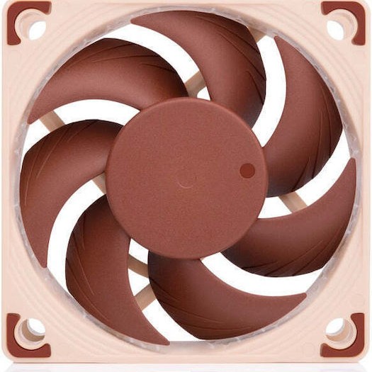 Noctua Case Fan 60mm με Χωρίς Led Φωτισμό και Σύνδεση 4-Pin PWM Καφέ