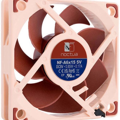 Noctua NF-A6x15 Case Fan 60mm Καφέ