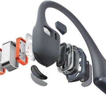 Shokz OpenRun Pro2 Mini Bone Conduction Bluetooth Handsfree Ακουστικά με Αντοχή στον Ιδρώτα Μαύρα