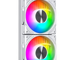 Montech HyperFlow Υδρόψυξη Επεξεργαστή Τριπλού Ανεμιστήρα 120mm για Socket AM4/AM5/1700/1200/115x με ARGB Φωτισμό Λευκή