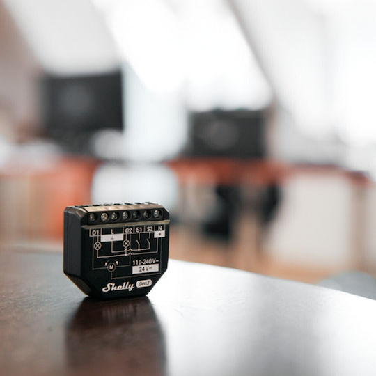 Shelly Smart Ενδιάμεσος Διακόπτης με Wi-Fi και Bluetooth