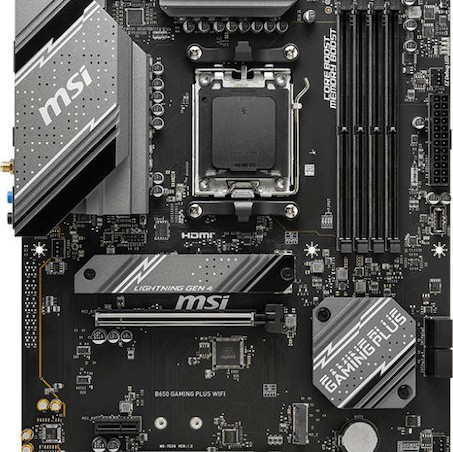 MSI B650 Gaming Plus WiFi Motherboard ATX με AMD AM5 Socket 7E26-001R