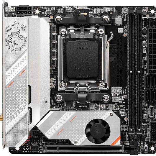MSI MPG B650I EDGE WIFI Motherboard Mini ITX με AMD AM5 Socket 7D73-001R