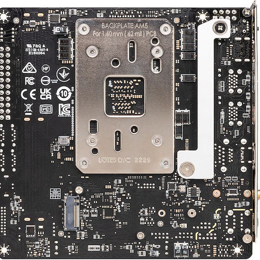 MSI MPG B650I EDGE WIFI Motherboard Mini ITX με AMD AM5 Socket 7D73-001R