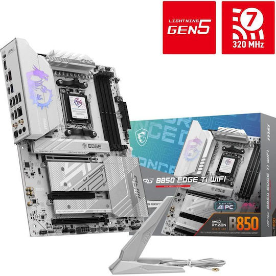 MSI MPG B850 EDGE TI WIFI Motherboard ATX με AMD AM5 Socket