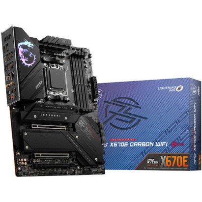 MSI MPG X670E Carbon WIFI Motherboard ATX με AMD AM5 Socket 7D70-001R
