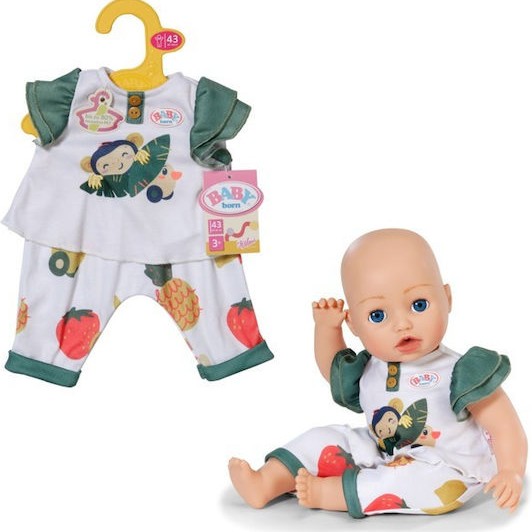 ZAPF Creation Baby Born Ρουχαλάκια Monkey Outfit 43 εκ.