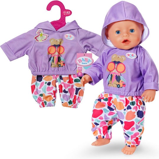 ZAPF Creation Baby Born Ρουχαλάκια Hoodie Outfit 43 εκ.